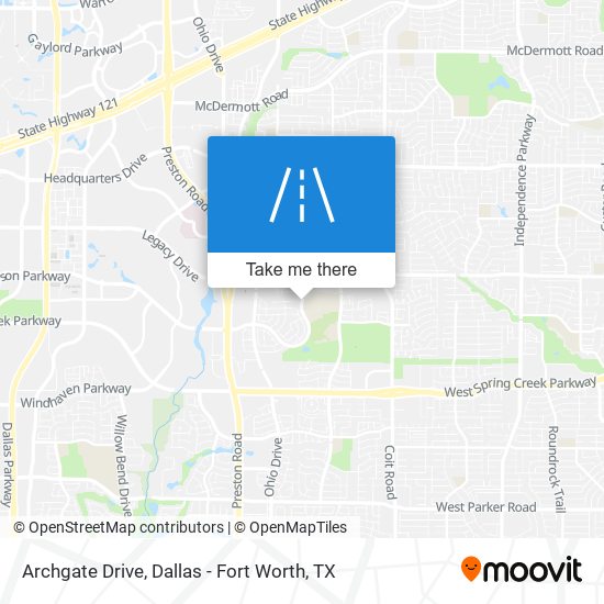 Mapa de Archgate Drive