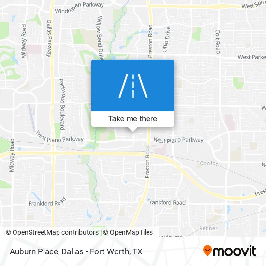Mapa de Auburn Place