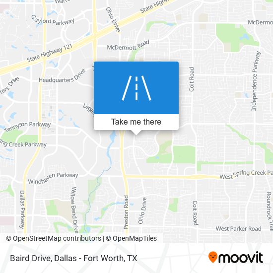 Mapa de Baird Drive
