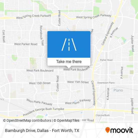 Mapa de Bamburgh Drive