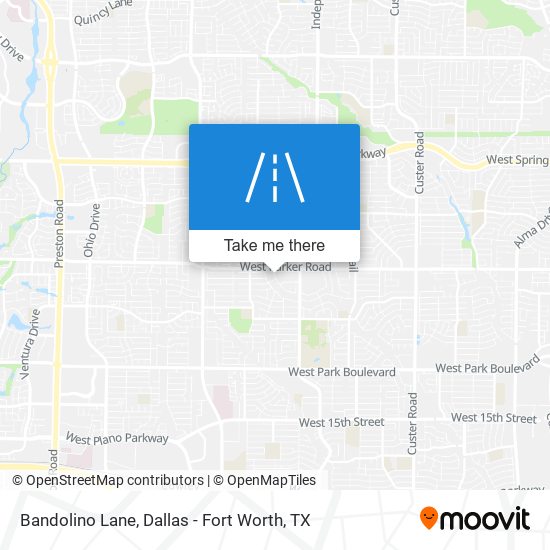 Mapa de Bandolino Lane