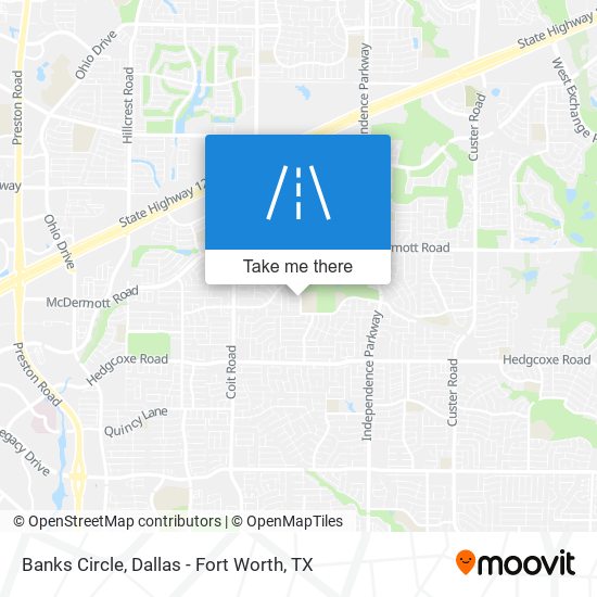 Mapa de Banks Circle