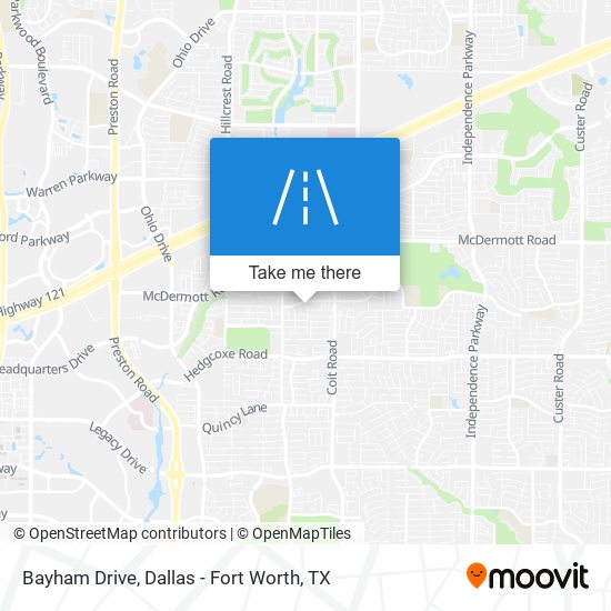 Bayham Drive map