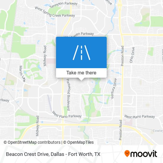 Beacon Crest Drive map