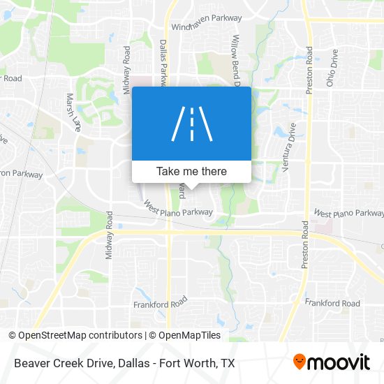 Beaver Creek Drive map