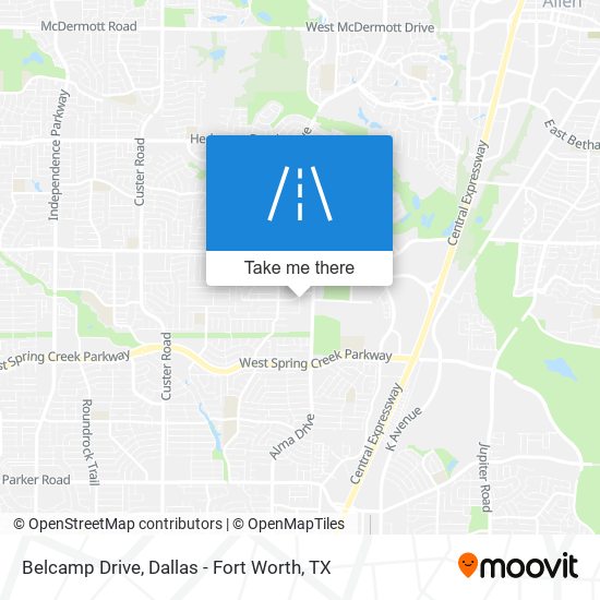 Mapa de Belcamp Drive