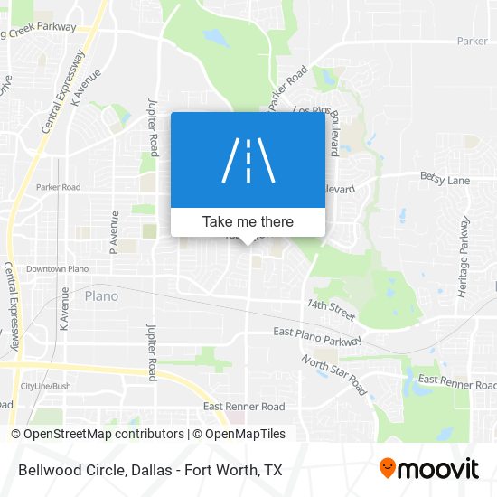 Bellwood Circle map