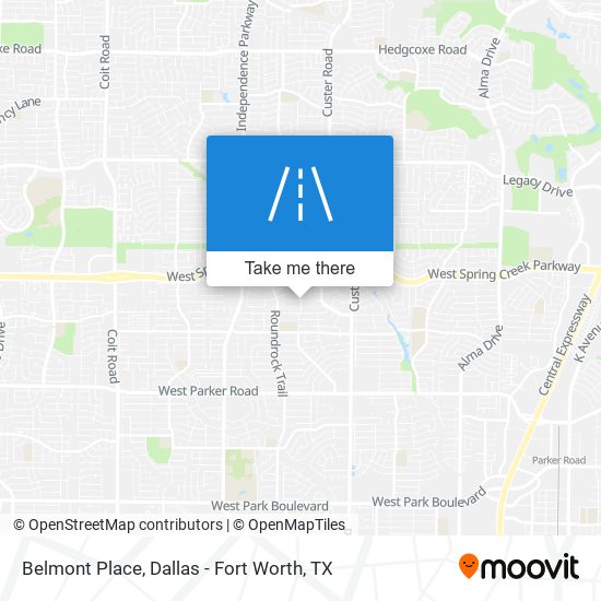 Mapa de Belmont Place