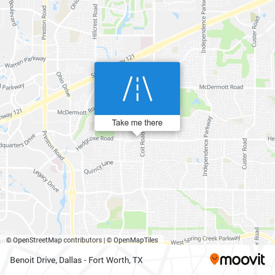 Mapa de Benoit Drive