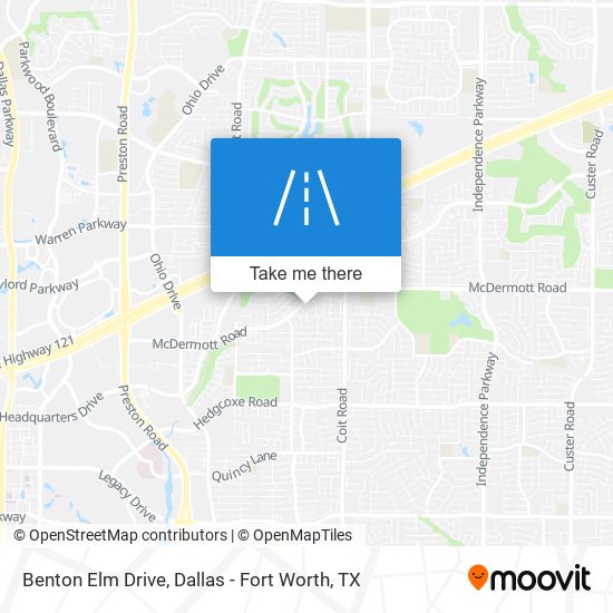 Benton Elm Drive map