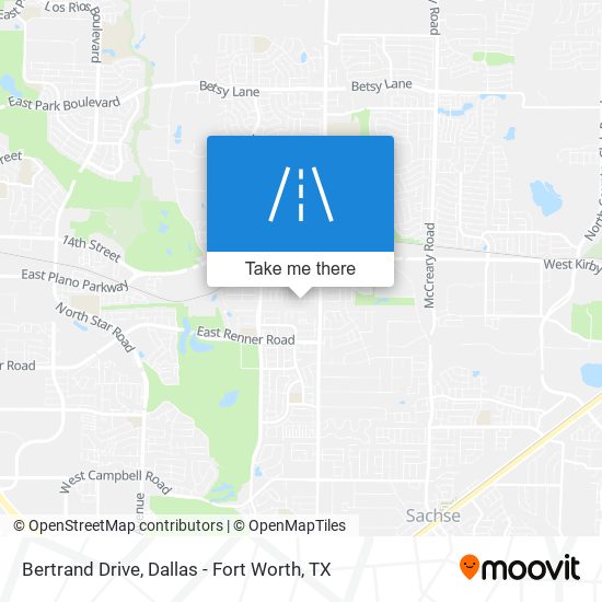 Bertrand Drive map