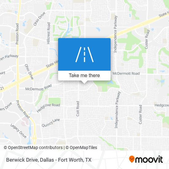 Berwick Drive map