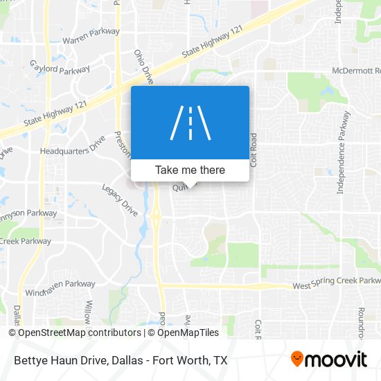 Mapa de Bettye Haun Drive