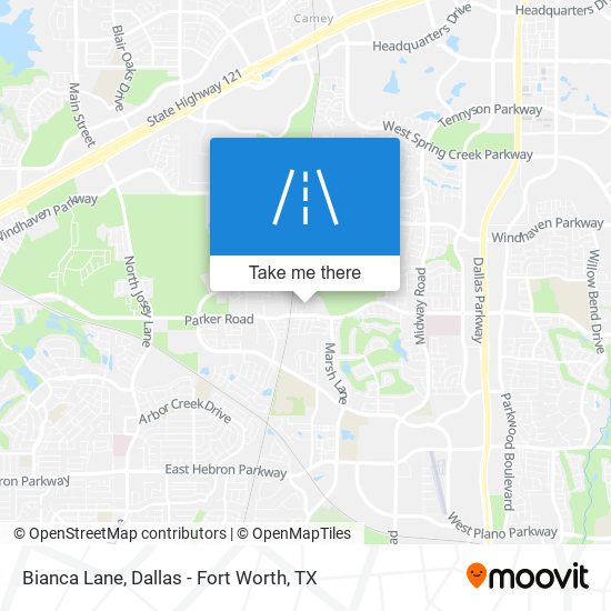 Bianca Lane map