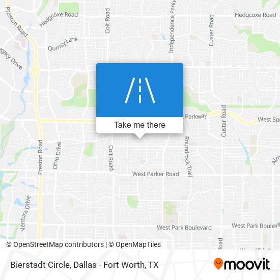 Bierstadt Circle map