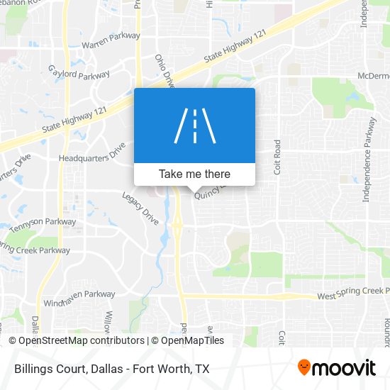 Billings Court map