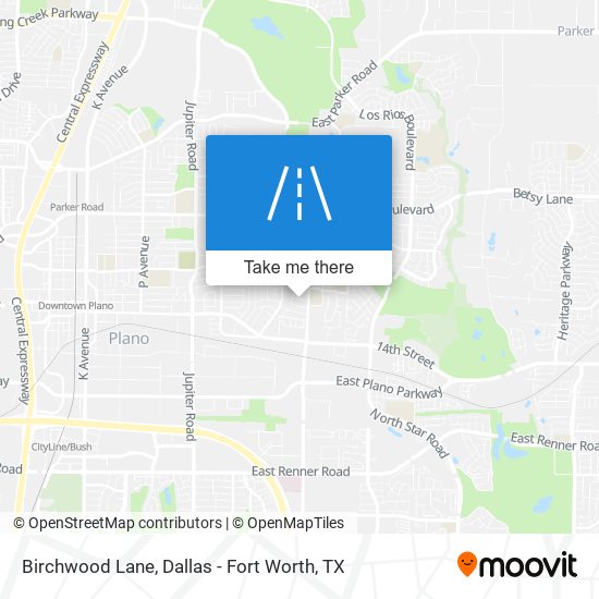 Mapa de Birchwood Lane