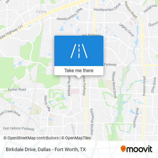 Birkdale Drive map
