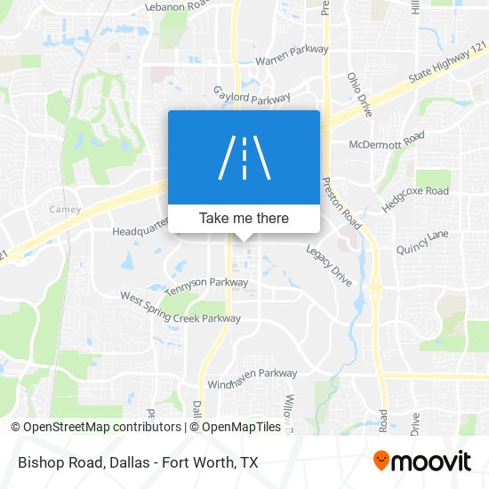 Bishop Road map