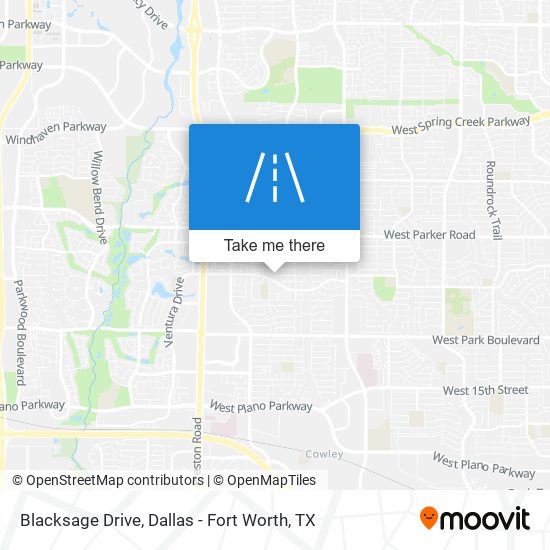 Mapa de Blacksage Drive