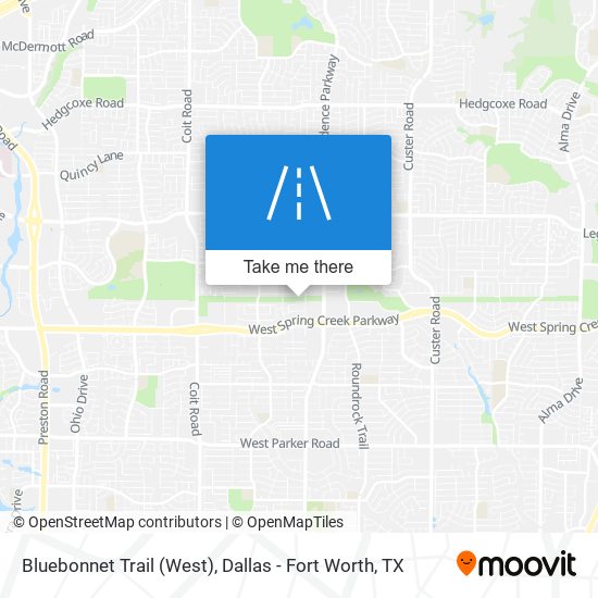 Mapa de Bluebonnet Trail (West)