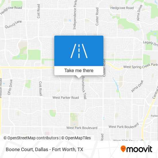 Boone Court map