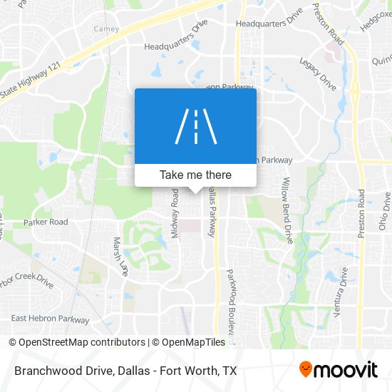Mapa de Branchwood Drive