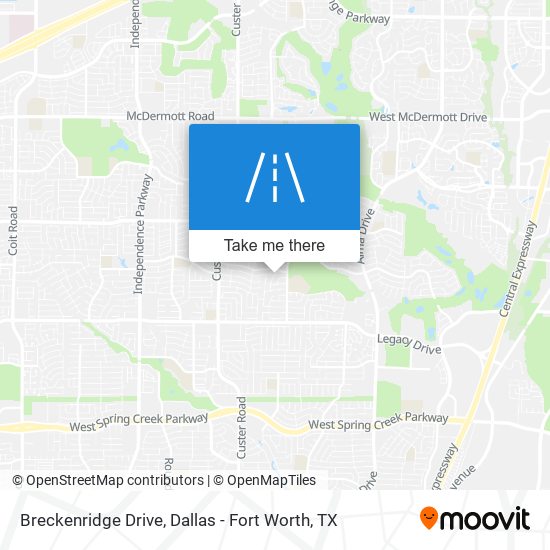 Breckenridge Drive map