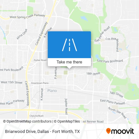 Briarwood Drive map