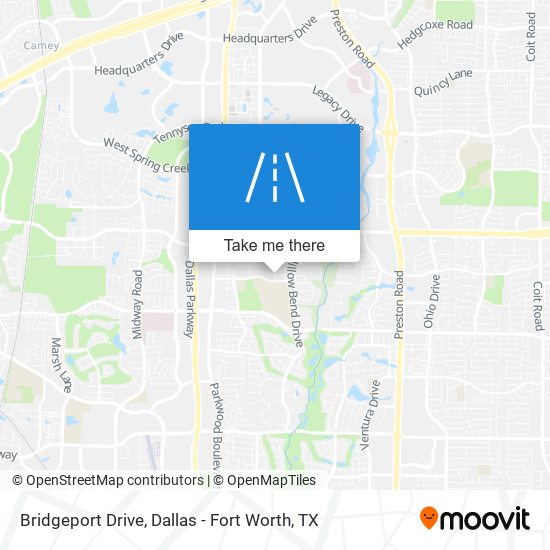 Bridgeport Drive map