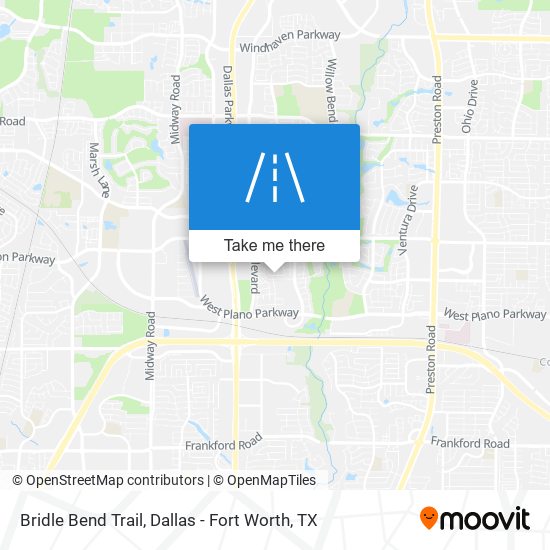 Mapa de Bridle Bend Trail