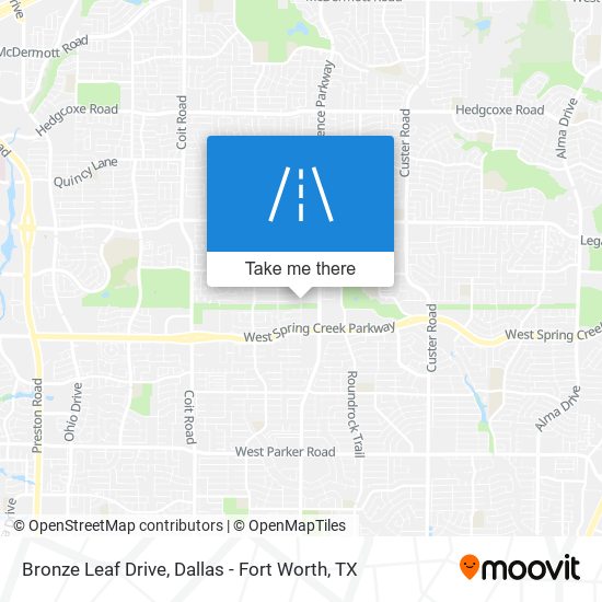 Bronze Leaf Drive map