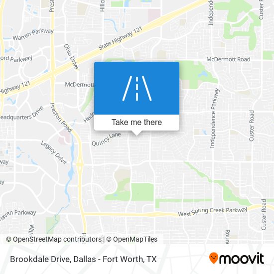 Brookdale Drive map
