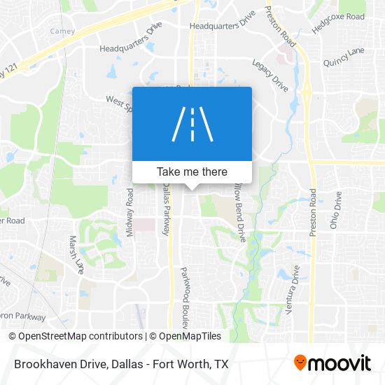 Brookhaven Drive map