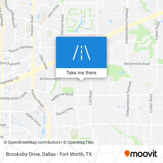 Mapa de Brooksby Drive
