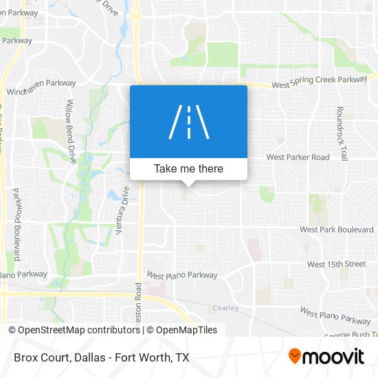 Brox Court map