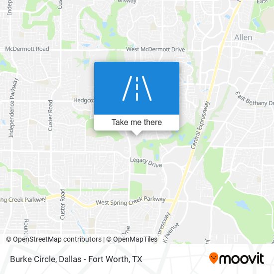 Burke Circle map