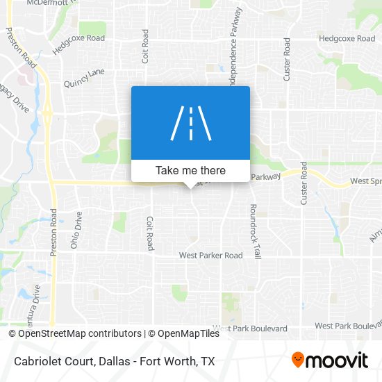Mapa de Cabriolet Court