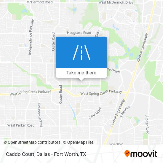 Caddo Court map