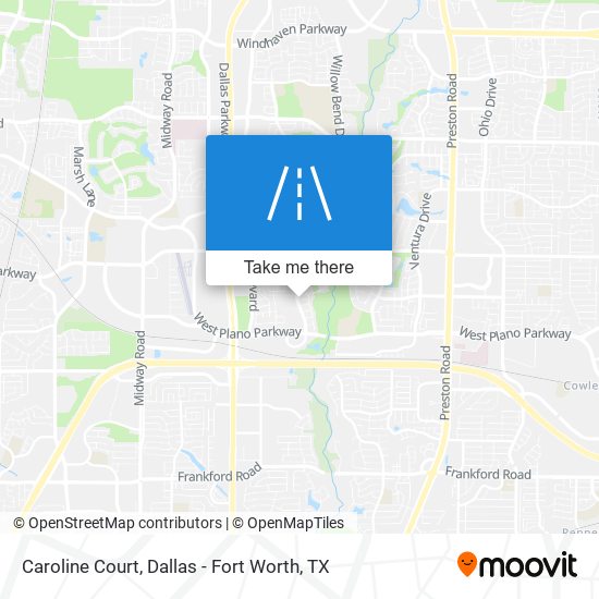 Caroline Court map