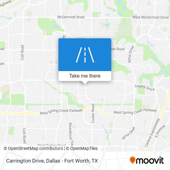 Carrington Drive map