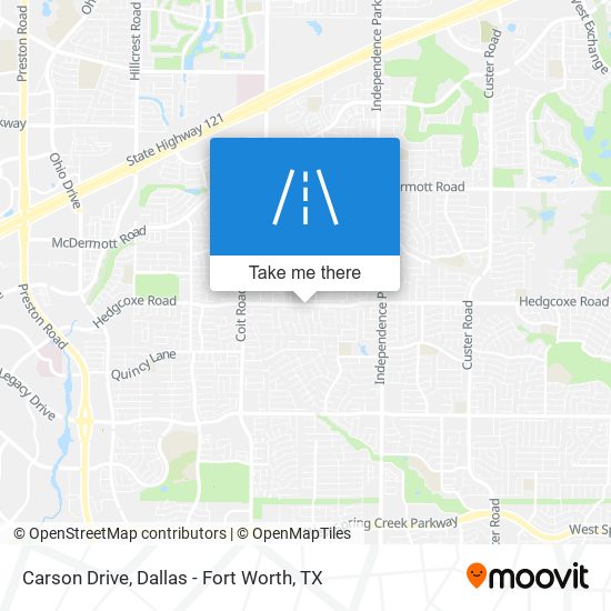 Mapa de Carson Drive