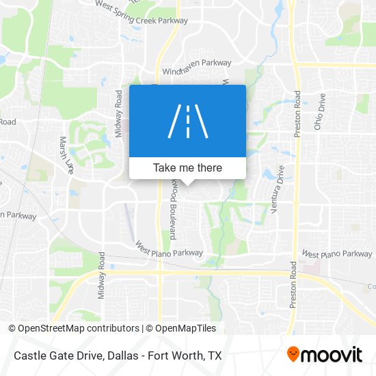Mapa de Castle Gate Drive