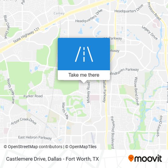 Castlemere Drive map