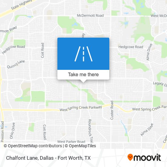 Chalfont Lane map