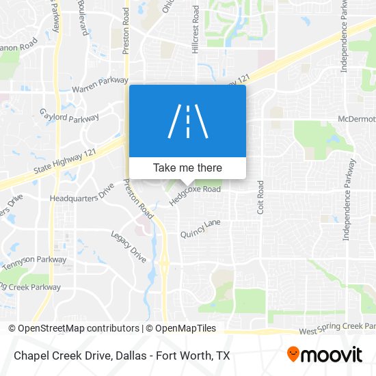 Chapel Creek Drive map