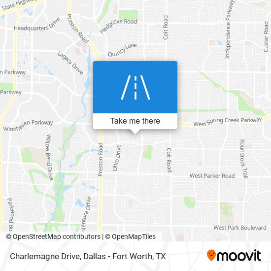 Charlemagne Drive map