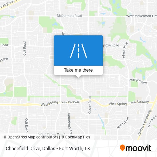 Mapa de Chasefield Drive
