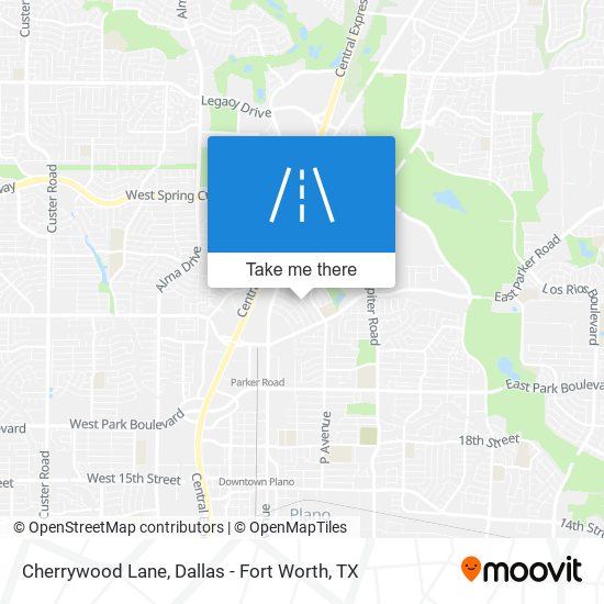 Cherrywood Lane map