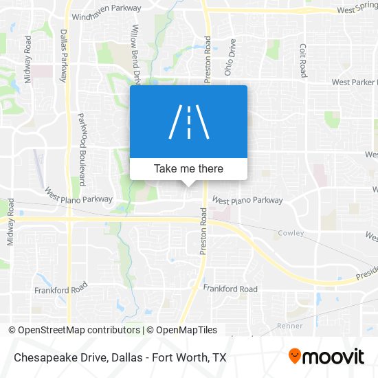 Chesapeake Drive map